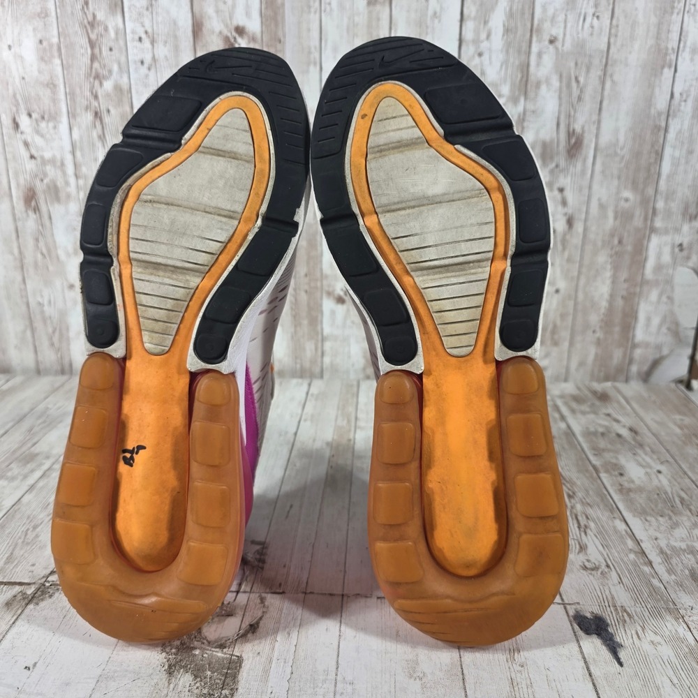 Nike Air Max 270 Womens 11 Light Bone Purple Orange FD0824-100 Running Shoes - Picture 6 of 8